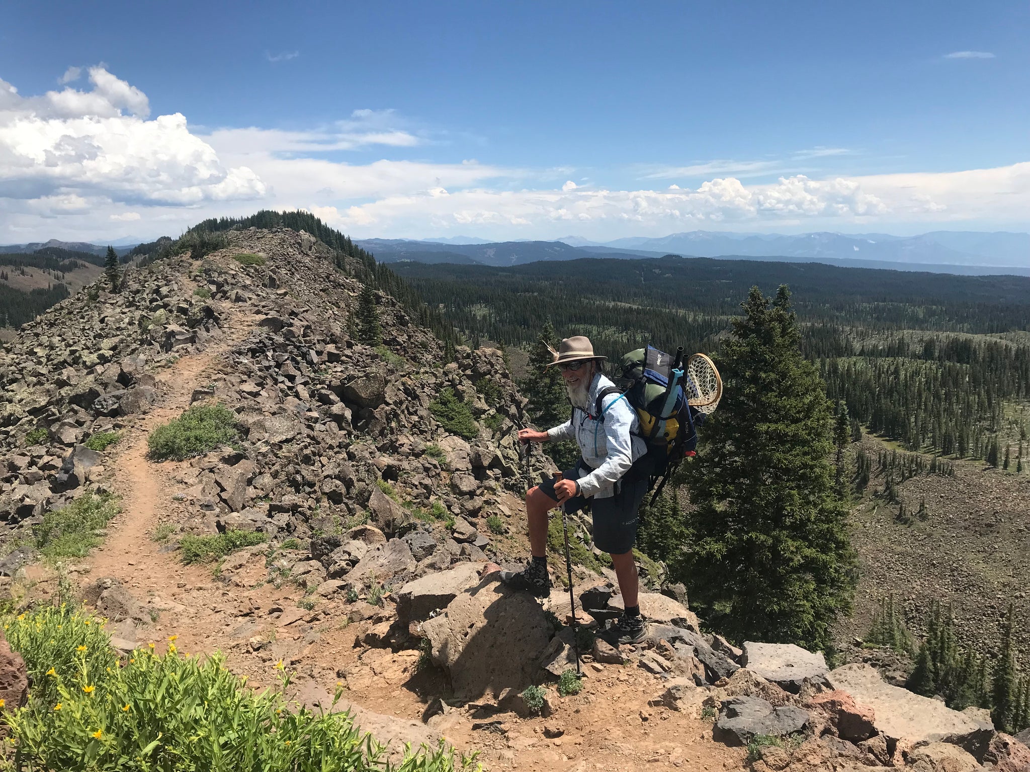 Trekking for Trout on the Grand Mesa of Colorado by Hawkeye Johnson