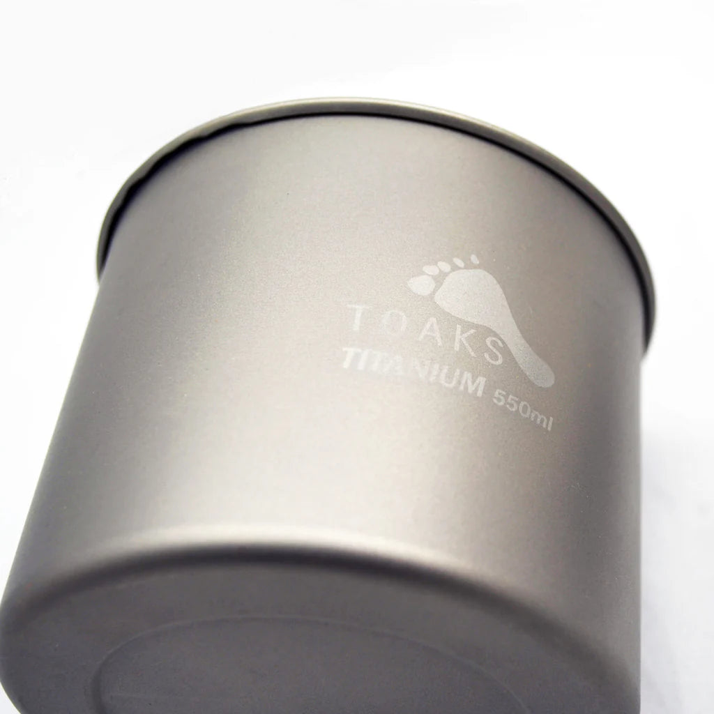 TITANIUM 550ML POT No Handle