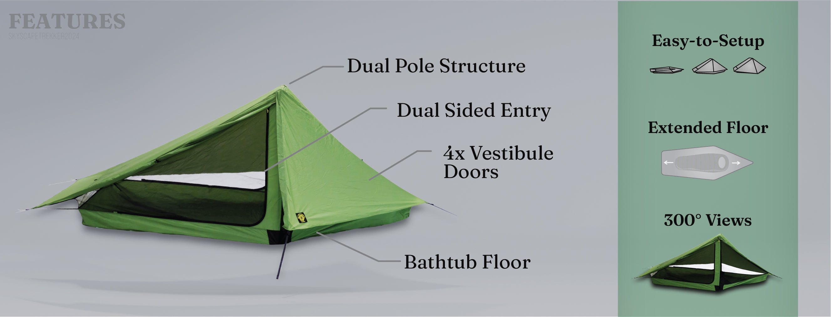 Skyscape Trekker Features